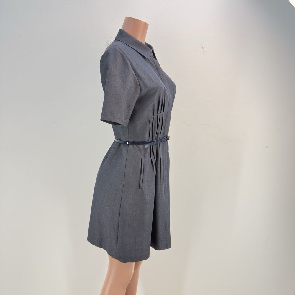 NWT Tahari Arthur S Levine Notch Collar Sheath Dress Size 10 Petite - Picture 3 of 17